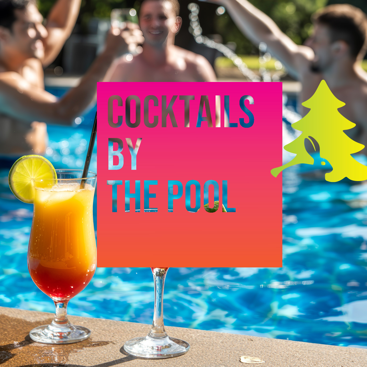 19PartyCoctailsbythePool