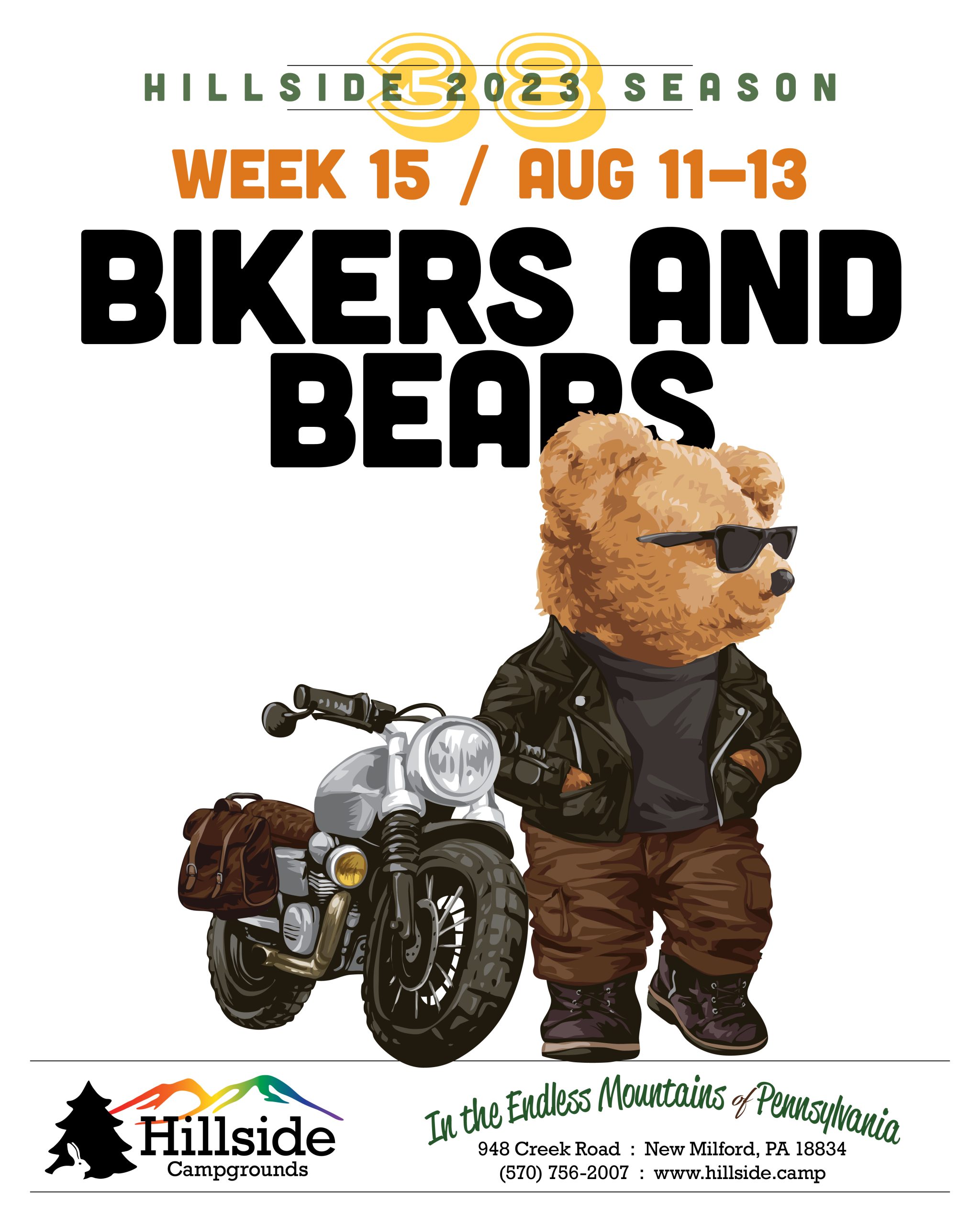 2023 weekend 15 bears bikers