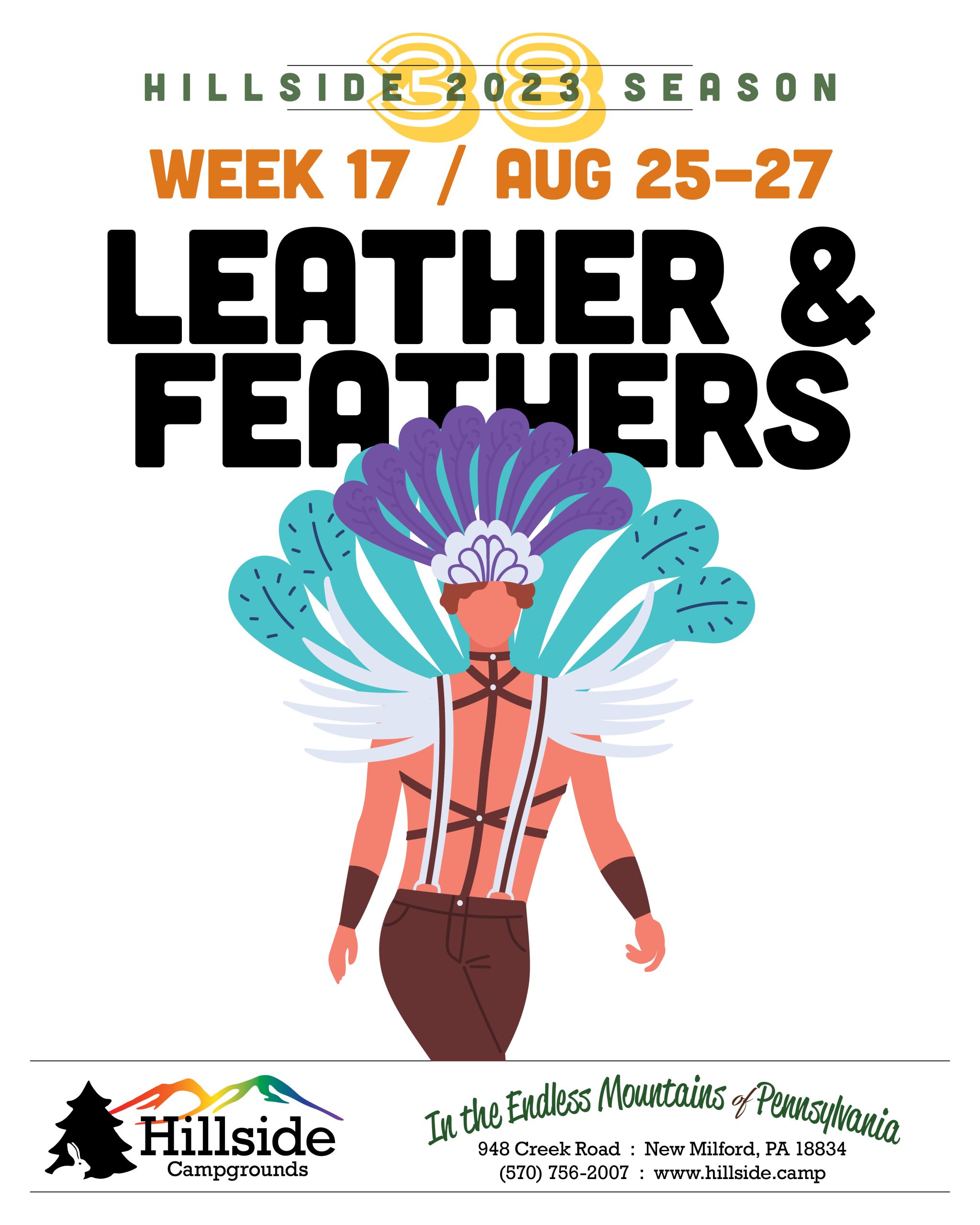 2023 weekend 17 leather feathers
