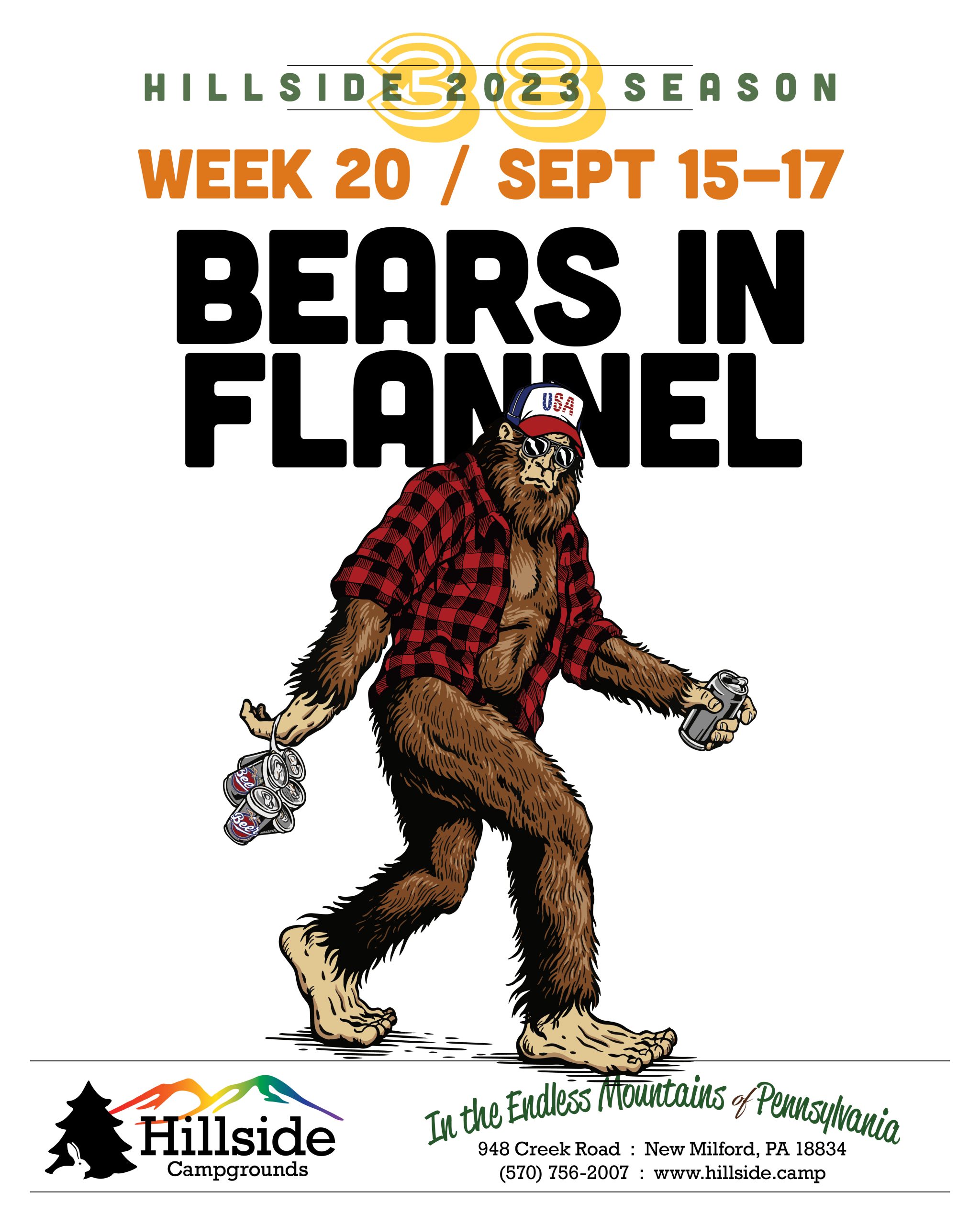 2023 weekend 20 bear flannel