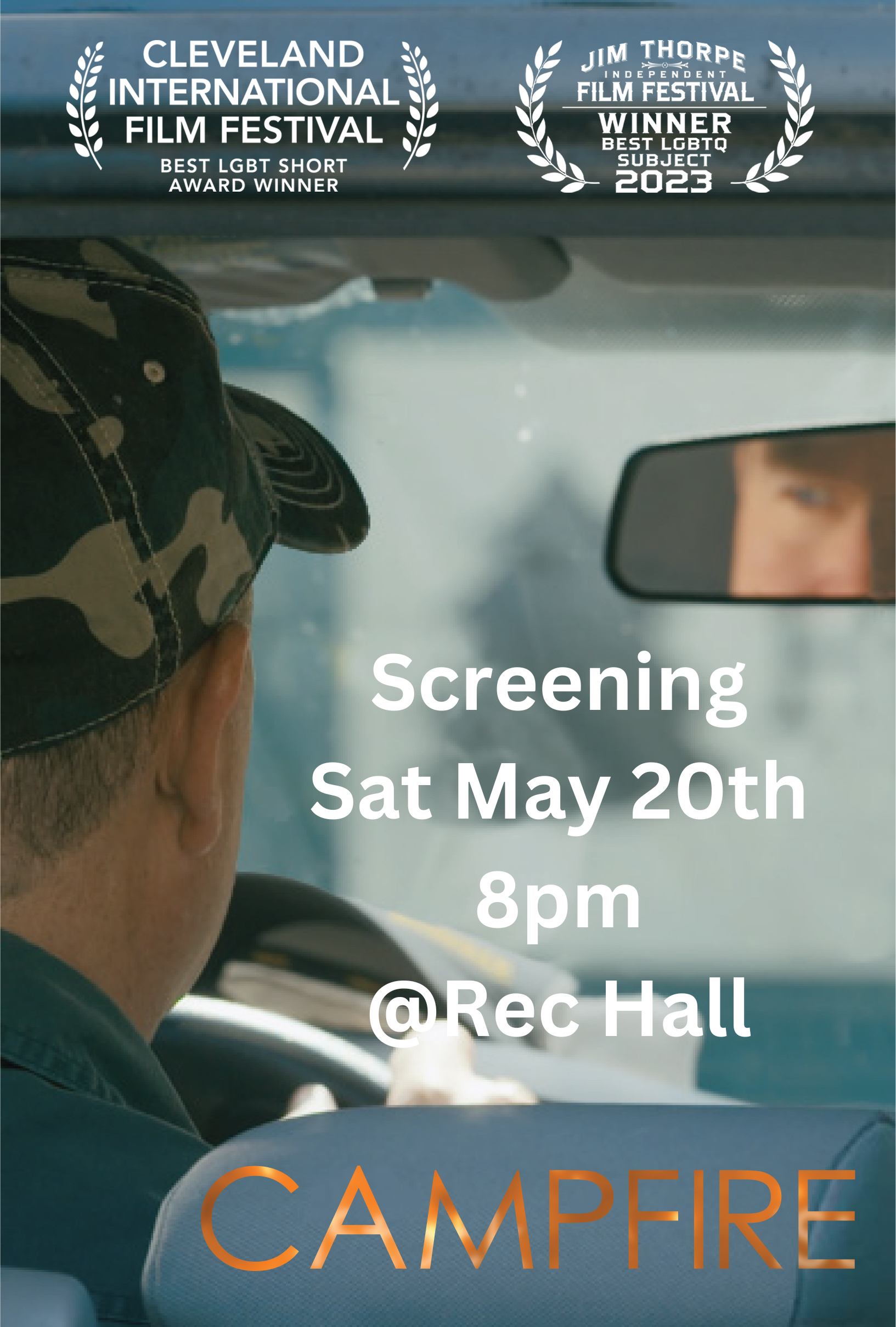 Screening Sat May 20th 8pm @Rec Hall