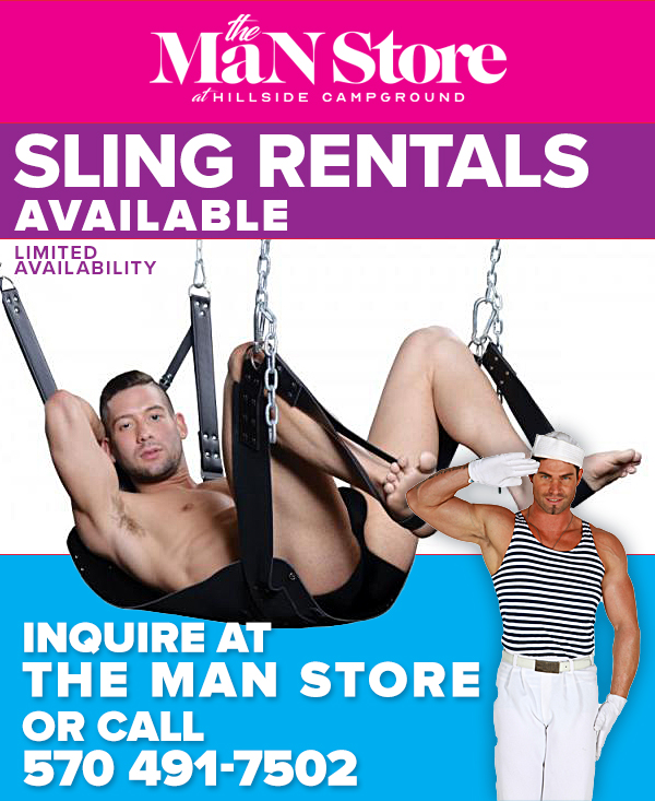 man store sling rental 600